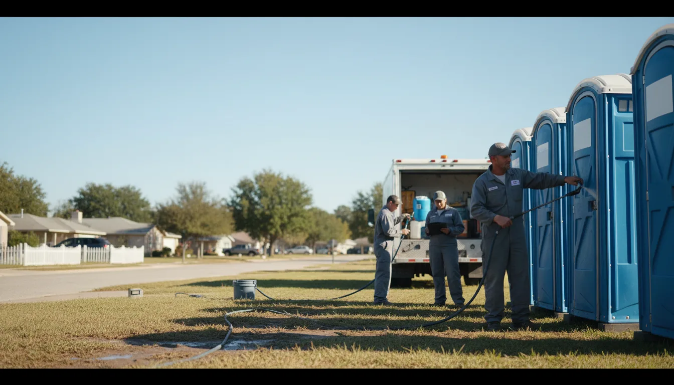 Long-Term Portable Toilet Rental in Evansdale, IA near me